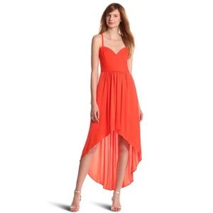 BCBG MAXAZRIA Annamae Dress with Hi-Low Hem